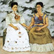 Frida Kahlo Two Kahlo oil painting artist